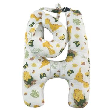 Imagem de Almofada De Carro Travesseiro H Encosto Viagem Dinossauros - Gabriela 