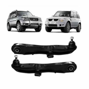 Imagem de Par Bandeja Balança Mitsubishi Pajero Tr4 com Pivô Completa