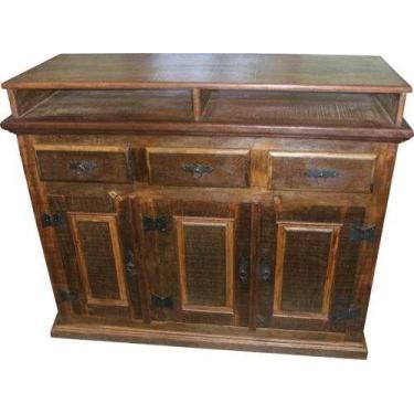 Imagem de Rack Rústico Mundi Em Madeira De Demolição - Cód 242 - Barrocarte