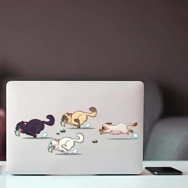 Imagem de Adesivo para Notebook Gatos - Lojinha da Luc Adesivos