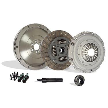 Imagem de Kit de embreagem compatível com TT Golf Beetle Jetta Gls Glx Gti Tdi Base Gl Sportline Sport 1998-2006 1.8L l4 GAS DOHC 1.9L L4 DIESEL SOHC Turbocharged (FWD; apenas 5 velocidades; 17-059SMF)