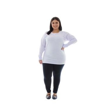 Imagem de Plus Size - Calça Legging Cintura Alta em tecido Suplex - EBT Uniforme