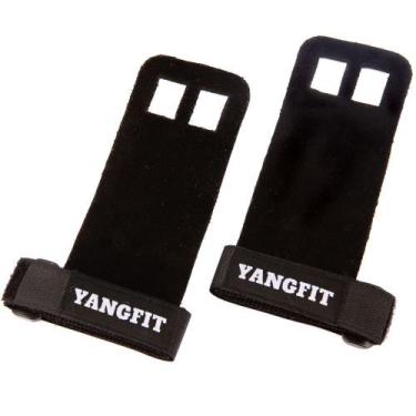 Imagem de Luva Hand Grip Couro para Pull Up Yangfit  Par, P
