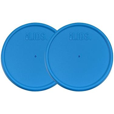 Imagem de iLIDS Tampa de armazenamento de pote Mason, Boca Regular, Sky Blue, 2 pack, 1