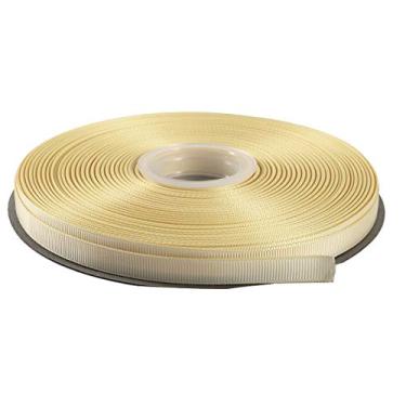 Imagem de Fita de gorgorão de 1,9 cm da ITIsparkle, conjunto de rolo de 15 m para embrulho de presente, livros, lembrancinha de festa, tranças de cabelo, decoração de chá de bebê, bolo, arranjos florais, artesanato, fita marfim