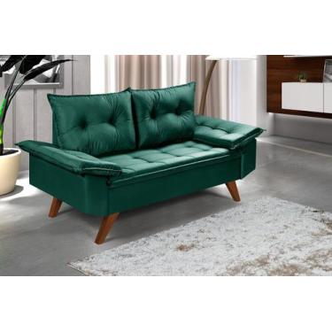 Imagem de Sofa Namoradeira Bariloche 2 Lugares em Suede - Essencial Estofados, V
