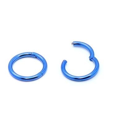 Imagem de Piercing Argola Articulada Click 1.2mm em Titânio Anodizada Várias Cor