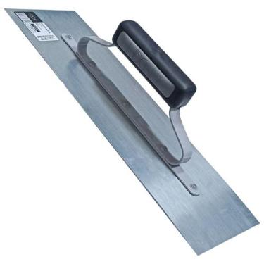 Imagem de Desempenadeira de Aço Lisa 12 x 40 cm com 5 Pinos 1613/00 HD - GALO