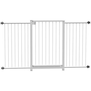 Imagem de Grade portãozinho pet bebê divisor ambiente corredor 70 cm 85 cm 90 cm