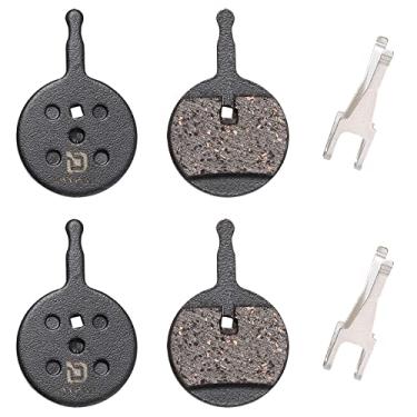 Imagem de 2 pares de pastilhas de freio Dymoece, disco de bicicleta para freio mecânico Avid BB5 (resina, semimetálico, metal sinterizado), Semi Metallic Pads