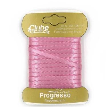 Imagem de Fita em Cetim - Cor 240 Rosa Escuro - 10 m x 4 mm - 1 unidade - Fitas 