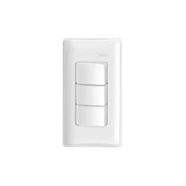 Imagem de Conjunto 4x2 3 Interruptor Simples 10A BC 19937-30 Simon 19