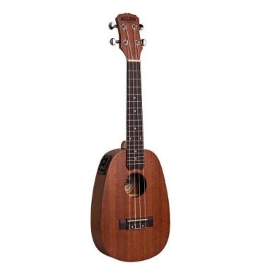 Imagem de Ukulele Malibu Abacaxi Elétrico Concert Sapele + Capa 23SPE