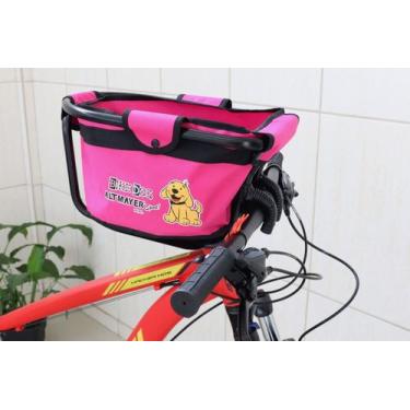 Imagem de Cestinha Cadeirinha Bike Dog Para Cachorro Transporte seu cão na Bike 