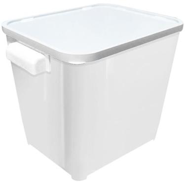 Imagem de Canister Container Armazenador Guarda Ração Cachorro Gato Com Tampa 6,