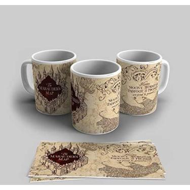 Imagem de  Caneca Magica Harry Potter Mapa Do Maroto 325 Ml De Porcelana - Gener