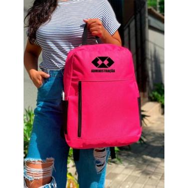 Imagem de Mochila Nylon Bolso Vertical ADMINISTRAÇÃO Estampada Personalizada Res