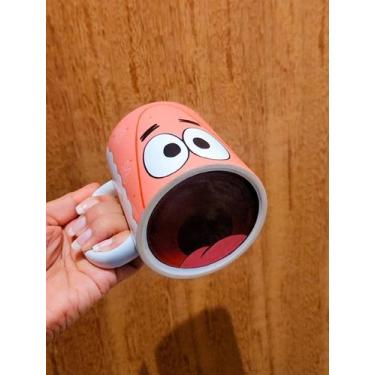 Imagem de Caneca patrick bob esponja - 325ml Porcelana - Pammy studio