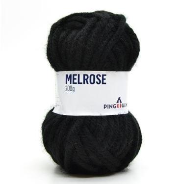 Imagem de Fio Melrose Pingouin 200g, 100 PRETO