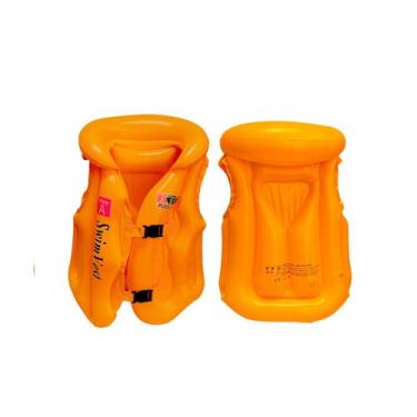 Imagem de Boia Colete Salva Vidas Infantil Colorido Até 03 Anos - P - CRB, Laran