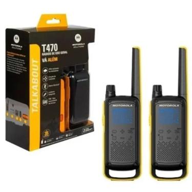 Imagem de Rádio Comunicador Amarelo e preto Talkabout 35km T470BR MOTOROLA - Mot