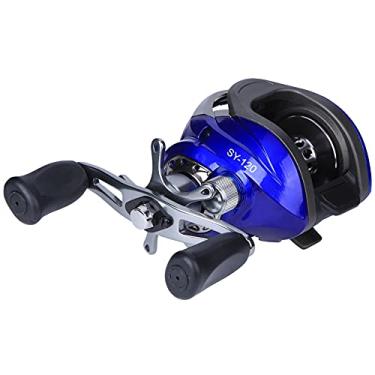 Imagem de Carretel de fundição de pesca, carretel de fundição de 14 eixos, linha anti-explosiva, equipamento de roda de pesca de freio de força magnética (mão esquerda) rodas de pesca e ferramentas de manutenção de pesca