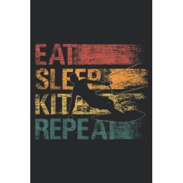 Imagem de Kiteboard Windsurfing Men Boys Kids Kitesurfing Quote: Lined Journal Notebook To Do Schedule, Medium 6x9 Inches, 100 Pages, Printed Cover