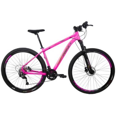 Imagem de BICICLETA ARO 29 RINO EVEREST TRAS. ALIVIO - 27V - 1.0 (Rosa, 17)