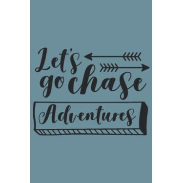 Imagem de Lets Go Chase Adventures Notebook: Spirit Mountain Blue Matte Finish Lined Journal, 6 x 9 120 Pages, Gift For Thinkers, List Makers and Doers (Lets Go Chase Adventures Journal)