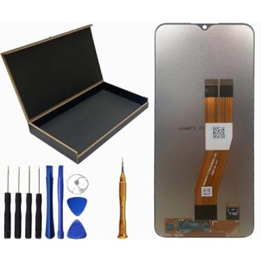 Imagem de SECRETIGER Substituição do conjunto de digitalizador sensível ao toque para tela LCD BLU G43 G0950WW 6,5 polegadas