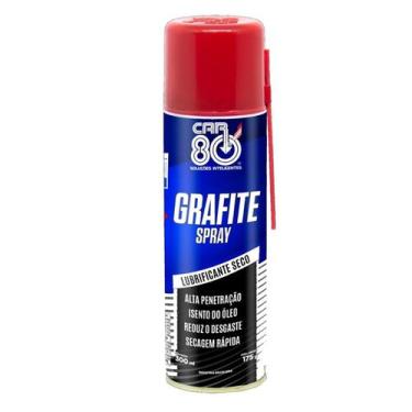 Imagem de Grafite Spray Universal Lubrificante Seco Car80 Uso Geral 300ml