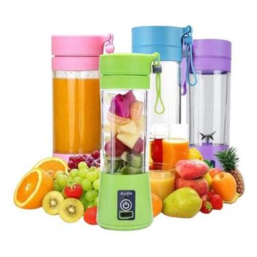 Imagem de Mini Liquidificador Portátil Shake Take Recarregav Bivolt NF - SHOPPIN