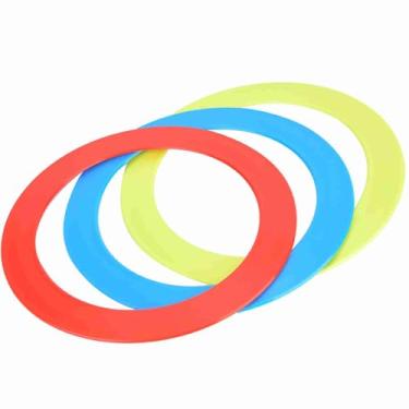 Imagem de Malabarismo acrobacias conjunto de brinquedos de palhaço de mão fortalecer a reação adequada ao ar livre azul vermelho amarelo