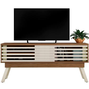 Imagem de Rack Bancada Foz 1.5 2 Portas Pé Palito TV até 65 Polegadas