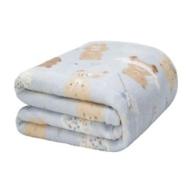 Imagem de Cobertor de Bebe Estampado Microfibra Antialérgico Camesa 80X1,10m, Ur