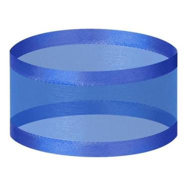 Imagem de Fita De Organza C Cetim 25mm X 10 Metros C/05 Un = 50metros - Fitas Re