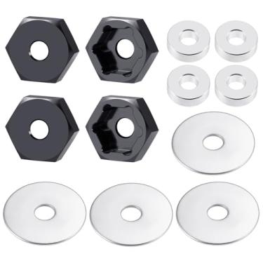 Imagem de 4Pack MORFUM 12mm to 17mm Metal Wheel Hex Adapter Drive Hub Adaptor Converter Compatible with 1/8 Typhon/Kraton/Outcast/Notorious RC Big Rock Crawler Off Road Monster Truck Upgrade Part