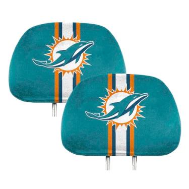 Imagem de NFL - Conjunto de capa de encosto de cabeça de 2 peças Miami Dolphins