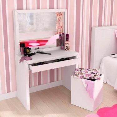 Imagem de Penteadeira com Espelho  PE2000 - Tecno Mobili, Branco