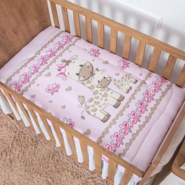 Imagem de Edredom POP Menina para Bebê - Zan Baby, Girafa Baby