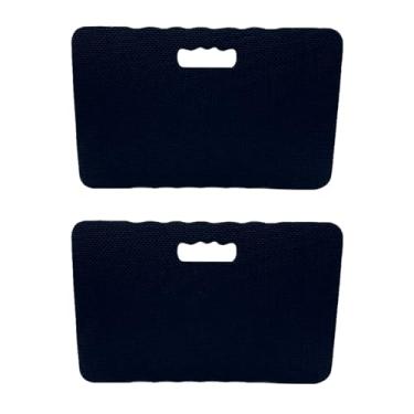 Imagem de 2pcs Almofada de Ajoelhamento Extra Grossa para Jardinagem Confortável Almofada de Joelho de Joelho de Alta Densidade EVA Soexer Tapete para o Banho de bebê Exercício de (BLACK)