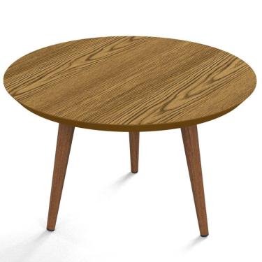 Imagem de Mesa de Centro Redonda Pés Madeira Luna 590 Cumarú