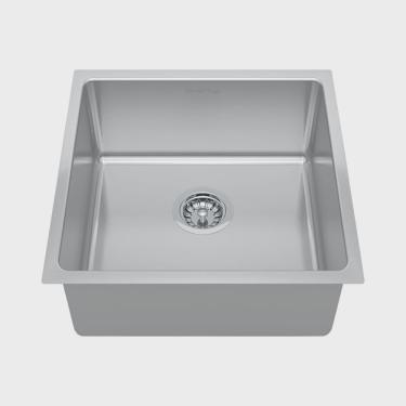 Imagem de Cuba para Cozinha Gourmet Pia Inox 44x44x20cm Acetinado GhelPlus