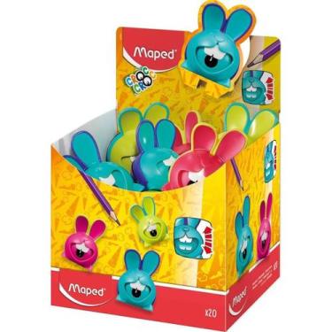 Imagem de Apontador Croc Croc Coelho 1 Furo com Depósito Cores Sortidas - Maped