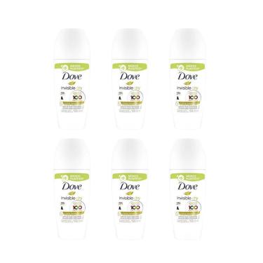 Imagem de Desodorante Roll-On Dove 50Ml Fem Invisible - Kit C/6Un