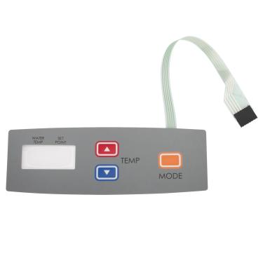 Imagem de Sxkxm 009492F Switch/Decalque Membrana Compatível com Raypak Aquecedor de Piscina R185B R265B R335B R405B 206A 266A 336A 406A 207A 267A 337A 407A, TouchPad Aquecedor de Piscina, Peças de Aquecedor de