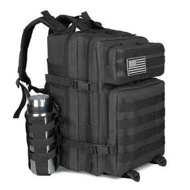 Imagem de Mochila tática ROGJUK 45L Highland Assault para homens preta