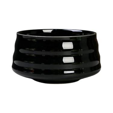 Imagem de Fenteer Matcha Bowl Mixing Bowl Teaware Chawan 580ml para mexer matcha porcelana Tea Bowl feita à mão para amigos da família, Estilo 10