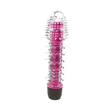 Imagem de Vibrador Multivelocidade com Capa Lisa Transparente Rosa, Gbaby, Rosa