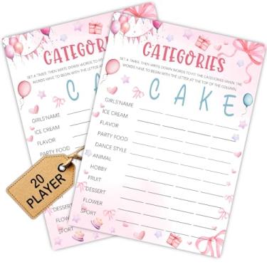 Imagem de Cartão de jogos de festa do pijama rosa - Coquete rosa laço temático festa do pijama suprimentos para festa do pijama - Ideia criativa de jogos de noite de aniversário - coisas de festa do pijama
